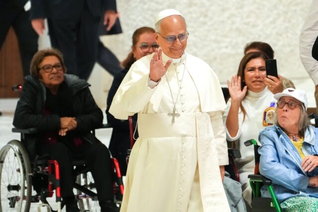 POPE LEO XIV AUDIENCE WITH PILGRIMS AFTER CANONIZATION OF SEVEN NEW SAINTS