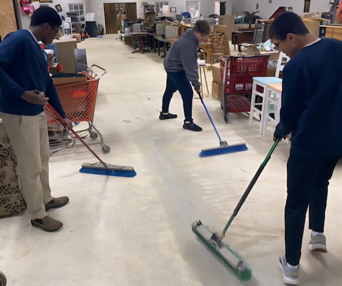Holy Cross High school students in Delaware give back with service at local Habitat for Humanity ReStore