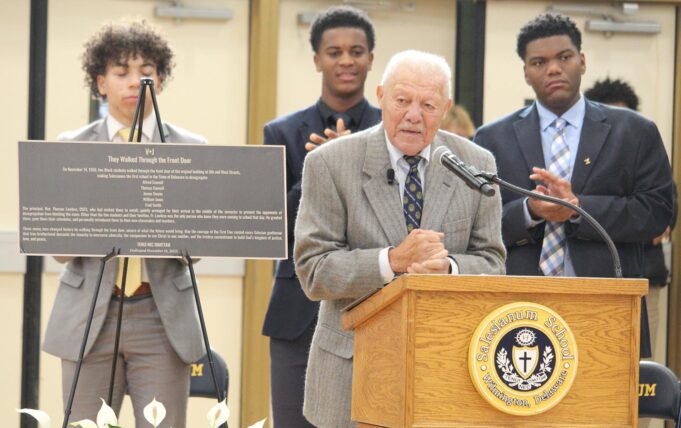 Salesianum School celebrates 75th anniversary of its desegregation with last surviving pioneer