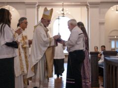Archbishop Coakley celebrates annual Native American Mass at Blessed Stanley Rother Shrine