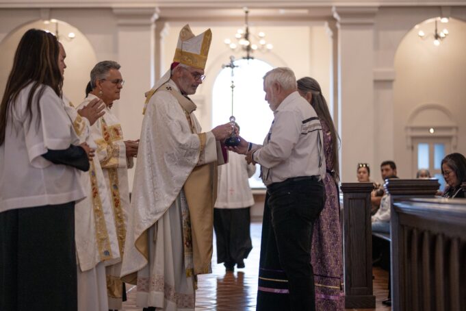 Archbishop Coakley celebrates annual Native American Mass at Blessed Stanley Rother Shrine