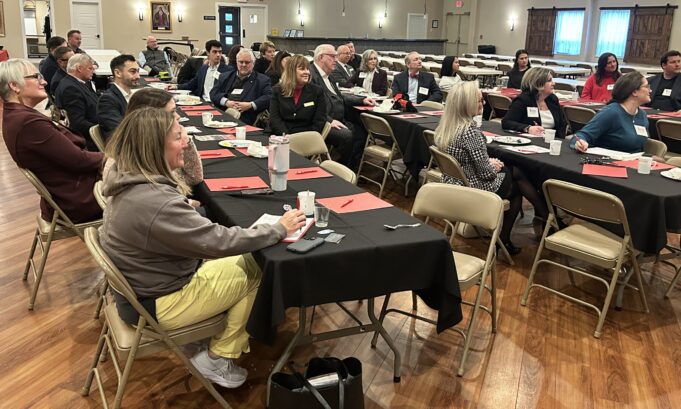 Shoprite leader Chris Kenny talks to group about ‘mission-driven organizations’ at Catholic Business Network in Bear