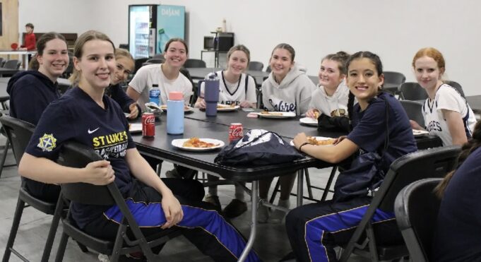 Saints Peter and Paul High School welcomes Australian teams to Easton for basketball, fellowship and more