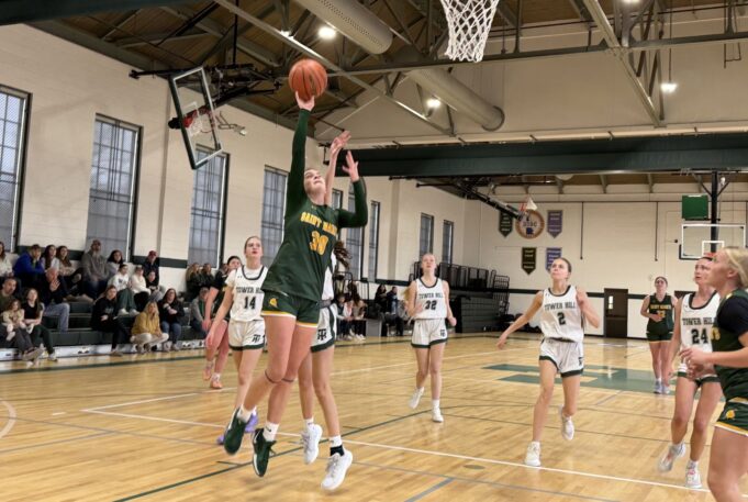 Madiella Keefer paces Saint Mark’s High School in girls basketball win at Tower Hill School: Photo gallery
