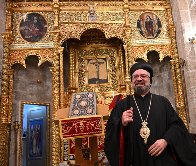 Historic altar at Syriac Orthodox Patriarchal Monastery of St. Mark in Jerusalem unveiled for first time in 350 years