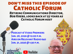 Bob Krebs looks back at 25 years and 1,300 episodes of Catholic Forum