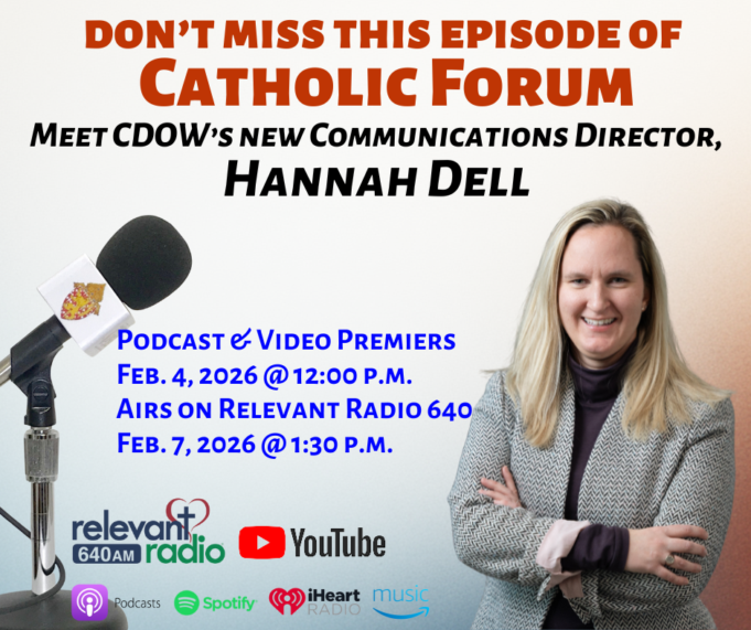 Meet Hannah Dell, the Diocese of Wilmington’s new Communications Director, on the latest Catholic Forum