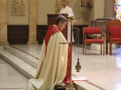 Bishop Koenig leads Holy Hour for Peace in Diocese of Wilmington at St. Peter Cathedral
