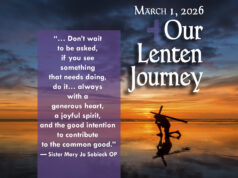 Our Lenten Journey, March 1, 2026