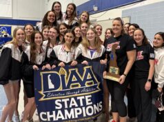 Make it four straight state titles for Ursuline Academy in DIAA swimming