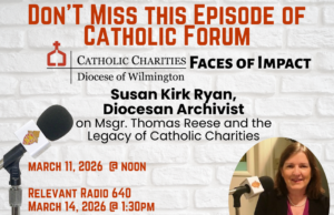 Catholic Forum: Faces of Impact — Archivist Susan Kirk Ryan on Msgr. Thomas J. Reese and the legacy of Catholic Charities