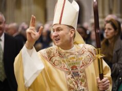 Archbishop Ronald A. Hicks leads St. Patrick’s Day Mass at St. Patrick’s Cathedral for a day ‘rooted in prayer, rooted in faith’