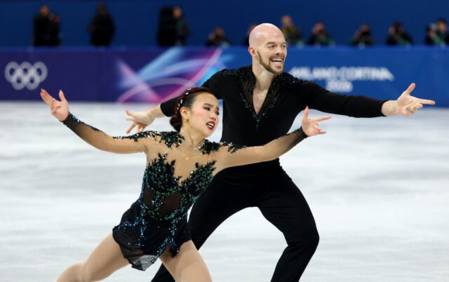 U.S. FIGURE SKATERS ELLIE KAM DANNY O'SHEA MILANO CORTINA OLYMPICS