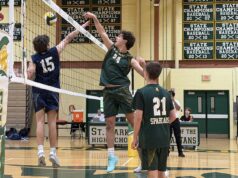 Saint Mark’s boys volleyball rallies before dropping heartbreaker to Sussex Academy: Photo gallery