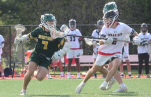 Saint Mark’s High School works overtime for first boys lacrosse win of the season: Photo gallery