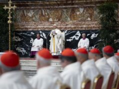 Pope Leo tells cardinals war is ‘never blessed by God’
