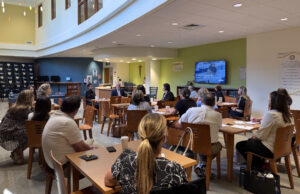 Leaders from Catholic schools across the region join in discussion aimed at growing advancement efforts