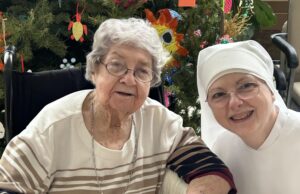 Approaching her 100th birthday, Jeanne Jugan resident Sarah Clark recalls younger years of golf, bowling and taking care of people