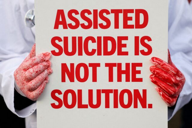 FILE PHYSICIAN-ASSISTED SUICIDE PROTEST