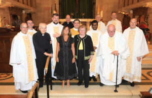 Padua Academy welcomes 117 freshmen and first school president, Patricia Scott, to Mass at St. Anthony of Padua in Wilmington