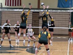 Padua Academy takes volleyball showdown at Saint Mark’s High School: Photo gallery