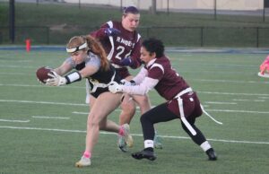 Late touchdown is the difference in Padua Academy flag football win over Concord High School: Photo gallery