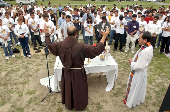 The Dialog, 2004-2009: John Paul II dies April 2, 2005; Christ Our King, Holy Spirit schools close; blessed Mother shrine dedicated
