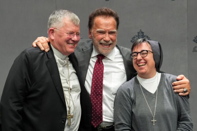 Arnold Schwarzenegger says joint action needed to ‘terminate’ pollution” ‘The Earth … is a living being’