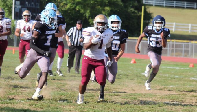 Saint Elizabeth High School pulls away early in football win at Dickinson High School: Photo gallery