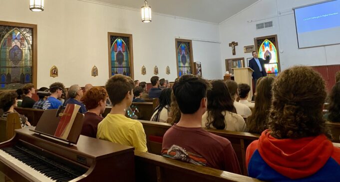 Aquinas Academy welcomes representative from College of St. Joseph the Worker