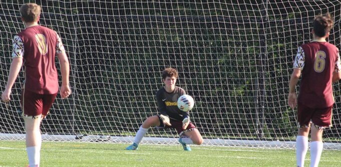 St. Elizabeth High School battles before falling in soccer to McKean High School: Photo gallery