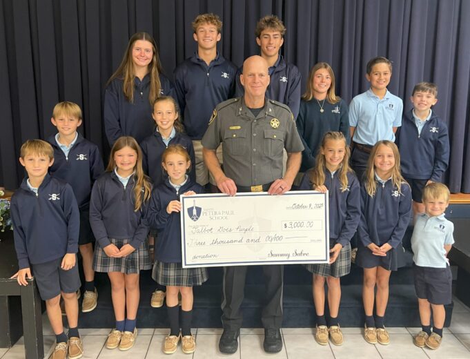 SS. Peter and Paul Elementary and High school students raise money for substance-abuse initiative