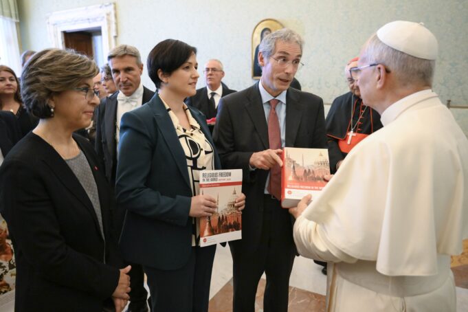 Just societies respect religious liberty, Pope Leo XIV says