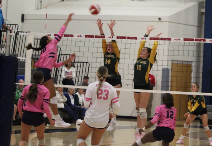 Newark Charter High School takes control late in five-set volleyball showdown with Saint Mark’s High School: Photo gallery