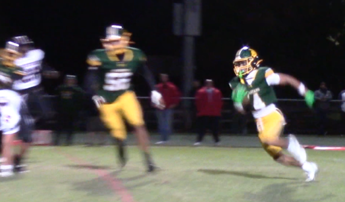 Ta’Son Wallace rushes for five touchdowns in Saint Mark’s High School’s football win