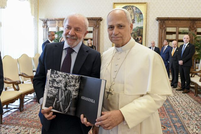 POPE LEO XIV LULA DA SILVA
