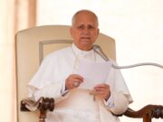 Speaking in English at St. Peter’s Square, Pope Leo says Jesus provides sustenance, not ready-made answers