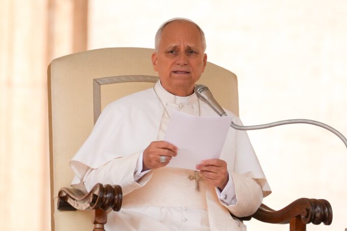 Speaking in English at St. Peter’s Square, Pope Leo says Jesus provides sustenance, not ready-made answers