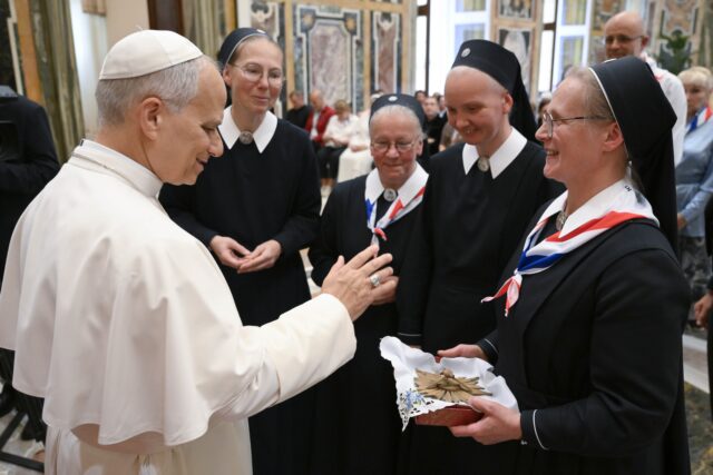 POPE LEO XIV WITH PILGRIMS FROM RUSSIA