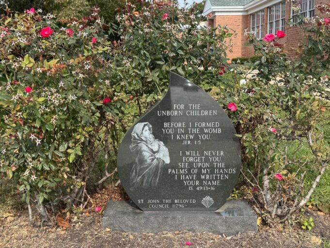 ‘Footprints’ Mass at St. John the Beloved offers prayers, support for loss of infants and unborn children