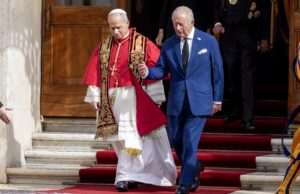 Pope Leo XIV, British King Charles III share historic prayer in Sistine Chapel, exchange gifts, confer titles