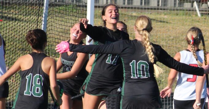 Two fourth-quarter goals help Archmere Academy past Ursuline Academy in DIAA field hockey tournament: Photo gallery