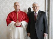 Pope Leo XIV welcomes Palestinian leader Mahmoud Abbas; discusses Gaza, peace