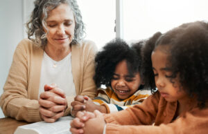 Kids need to see parents praying, the first and most important way they begin to learn about faith — Elizabeth Scalia