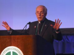 Bishop Mark J. Seitz, migration ‘very optimistic’ religious worker visa issue will soon see ‘positive developments’