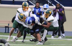 Saint Mark’s battles before falling in DIAA football to Howard High School: Photo gallery