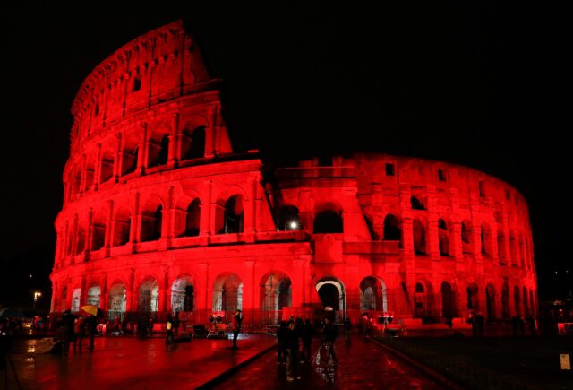 COLOSSEUM RED ROME PERSECUTION 2018