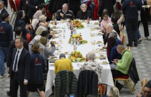 Pope Leo follows Francis in assuring there is a seat at the table for poor, homeless who hold premium in eyes of God — Elizabeth Scalia