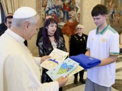 Pope Leo XIV meets young people returned to Ukraine from Russia