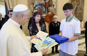 Pope Leo XIV meets young people returned to Ukraine from Russia